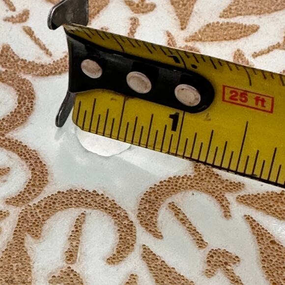 Vtg MCM square Ceiling Light Fixture Cover White Glass Gold Shade 16" 50s 60s EC - Picture 2 of 16